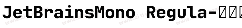 JetBrainsMono Regula字体转换